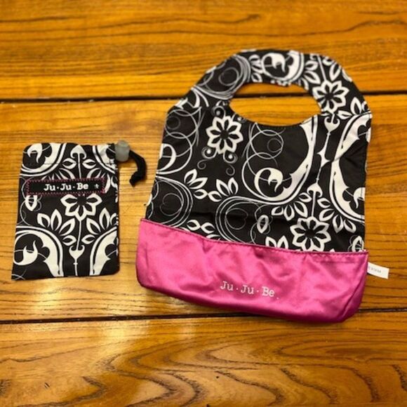Ju-Ju-Be BeNeat Reversible Bib with bag - Shadow Waltz - Picture 2 of 2